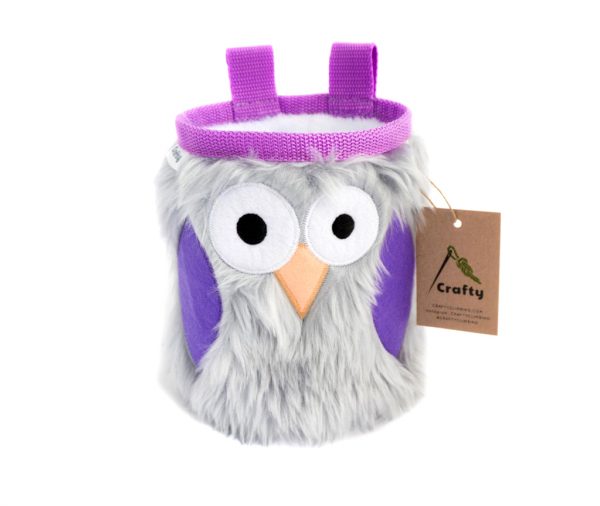 Lavender Owl Chalk Bag